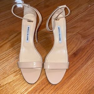 Manolo Blahnik Ankle Strap Heel